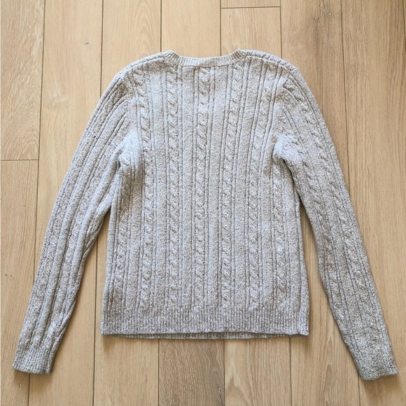 Northern Reflections Cotton Blend Cable Knit Sweater - Picture 3 of 8